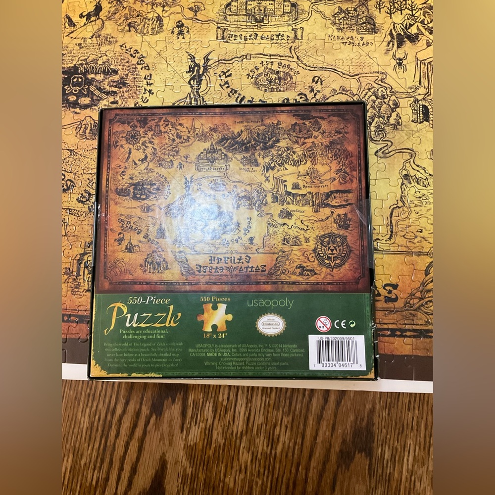 The Legend of Zelda Collectors Puzzle 550 pieces